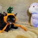 Carrot Cat Hat-Crochet Carrot Cat Hat-Easter Cat Hats-Cat Hats-Cat Clothes