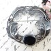 Antique Victorian Sterling Silver Leaves Brooch Pin with Black Onyx, Antique Jewelry