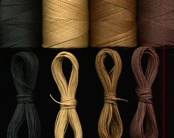 4 x 10 m Brown Linhasita macrame thread