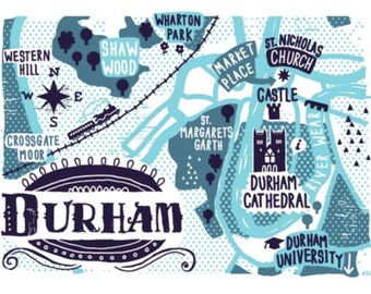 Durham limited edition screen print
