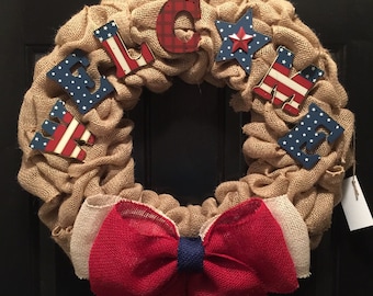 USA WELCOME wreath SALE!!!!