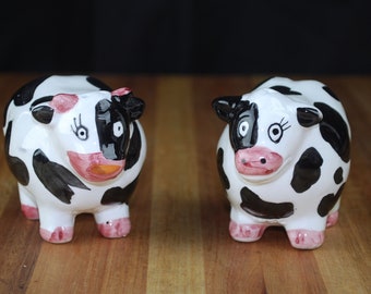 Chubby Cow Salt and Pepper Shakers