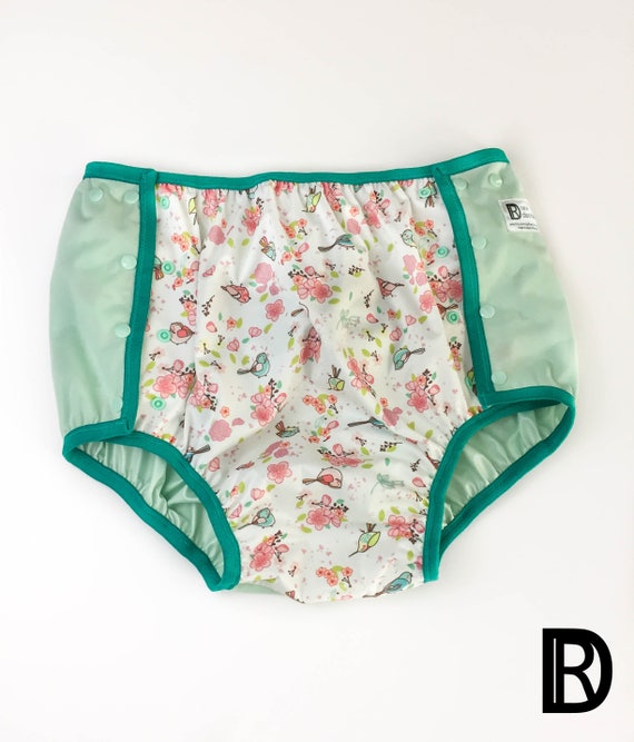 Items similar to Large Robbie Adult Snap Diaper Cover Waterproof