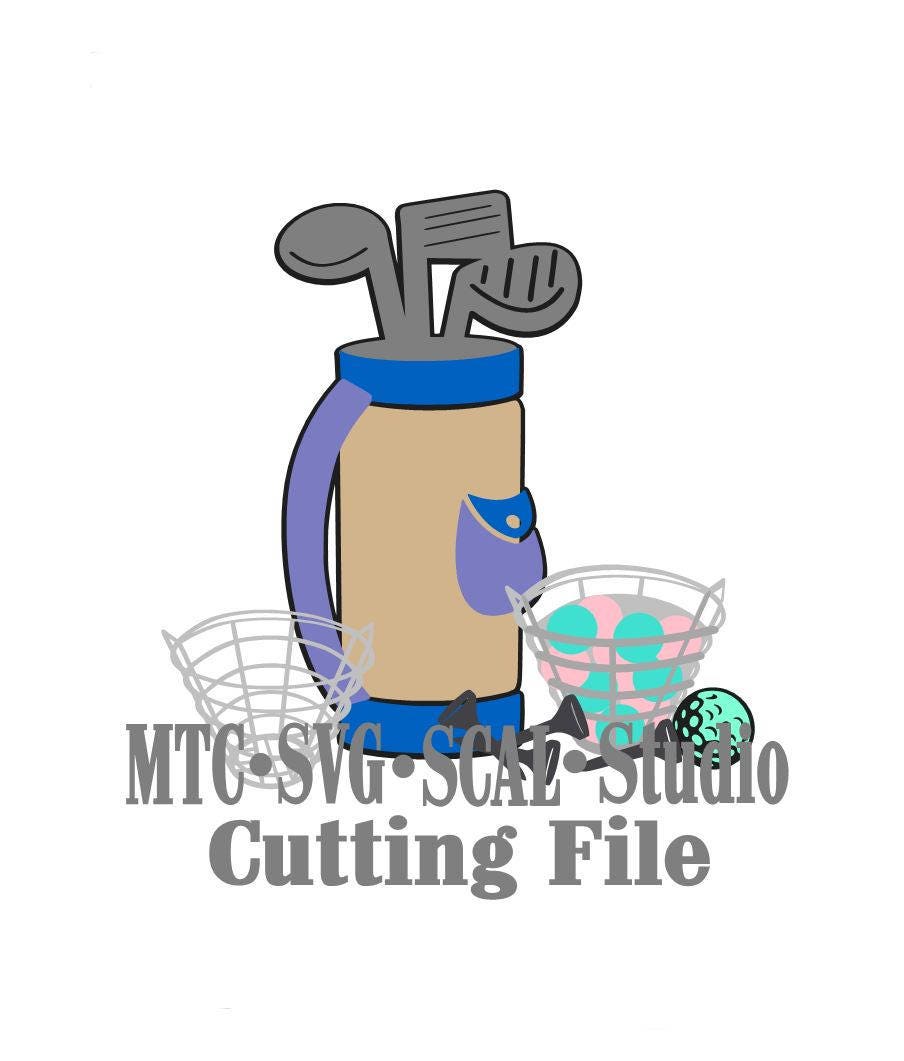 Bundle of Golf Cutting Icons MTC SVG Cut File