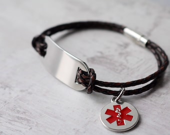 Mediacl ID Bracelet - Medical Bracelet - Emergency Bracelet - Personalised Bracelet