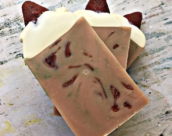 Strawberry Rhubarb Jam / Vegan Soap