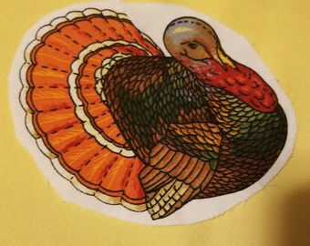 Stuffed Turkey Panel by Patt Reed Designs