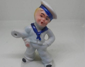 Spring Sale Antique German Porcelain Navy Sailor Figure