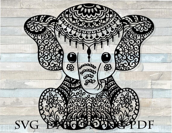 Free Free 225 Mandala Elephant Svg SVG PNG EPS DXF File