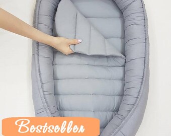 READY TO SHIP! Double-sided babynest, Baby nest, Baby lounger, Baby positoner, baby sleep nest, sleep bed, co sleeper, removable mattress