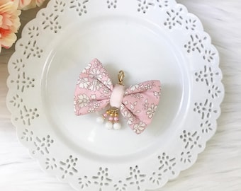 Liberty of London Fabric Bow in Capel Pink