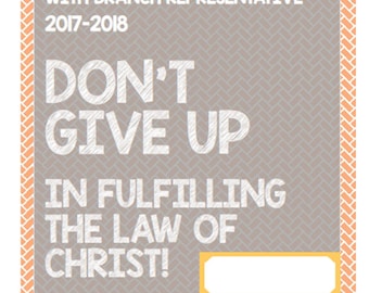 Digital Version JW Kids Assembly Activity Book Don't Give Up: In Fulfilling The Law of Christ Personal Use Only