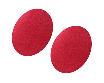 Iron on elbow patches velvet flock