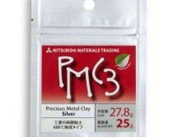 PMC3-7g-16g-25g-Precious Metal Clay-PMC-Jewelry Supplies-Silver clay