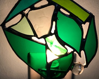 Stained glass night light