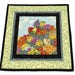 Spring Quilted Table Topper, Floral Candle Mat, Floral Table Decor, Spring Floral Centerpiece, Spring Bureau Scarf, Quiltsy Handmade