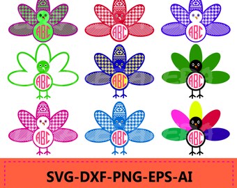 60 % OFF, Turkey SVG cut files, Turkey Monogram svg, Thanksgiving svg, svg, png, eps, dxf, Turkey Patterns svg, Turkey Clipart