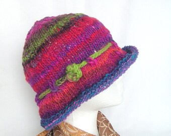 Simple Knit Hat Knitting Pattern Easy Knit Hat Pattern, instant download file