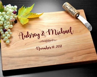 Custom Cutting Board - Engraved Cutting Board, Personalized Cutting Board, Wedding Gift, Housewarming Gift, Anniversary Gift, Christmas Gift