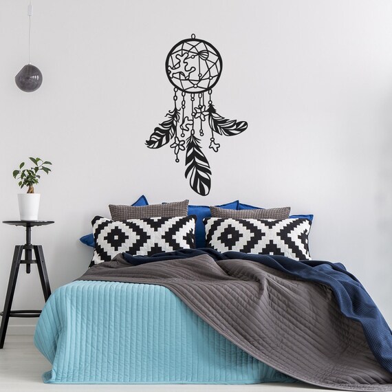 Boho Dreamcatcher Decal Dream Catcher Wall Bedroom