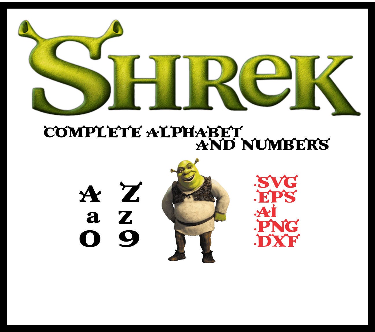 Shrek Alphabet
