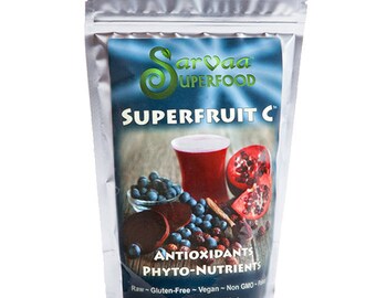 SARVAA SUPERFOOD Superfruit C - Organic, Vegan, Raw Superfood Powder Vitamin C - 6 oz