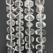 Clear Crystal raw quartz Faceted rondelle beads,Faceted Nugget Natural rock crystal quartz cut slice pendants necklaces Supplies
