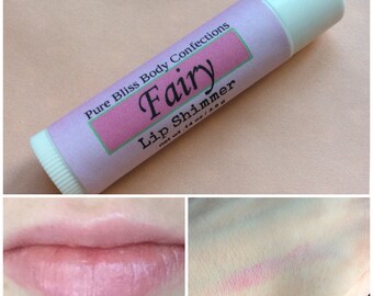 Fairy Lip Shimmer, Pink Lip Shimmer, Pink Lip Color, Tinted Lip Balm, Fairy Lip Balm, Fairy Gift, Pink Lip Tint