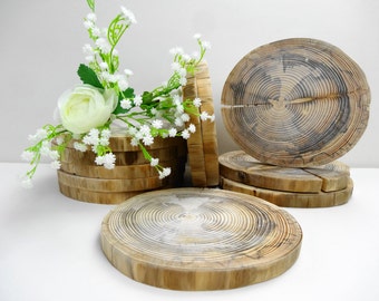 7"-8" Wood Slices, Wood Slabs, Chargers, Wedding Decor, Crafts Wood, Woodworking, DIY Weddings, Tree Slices, Tree Rounds, Stump Slices