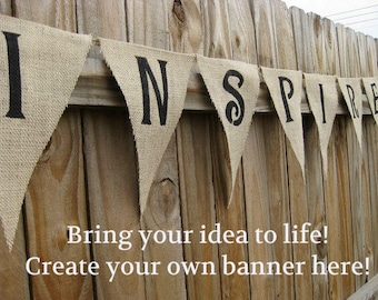 Custom Banner, Custom Burlap Banner, Personalized Burlap Banner, Burlap Banner, Custom Name Banner, Personalized Photo Prop, Custom Bunting