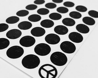 Peace Sign Nail Vinyls