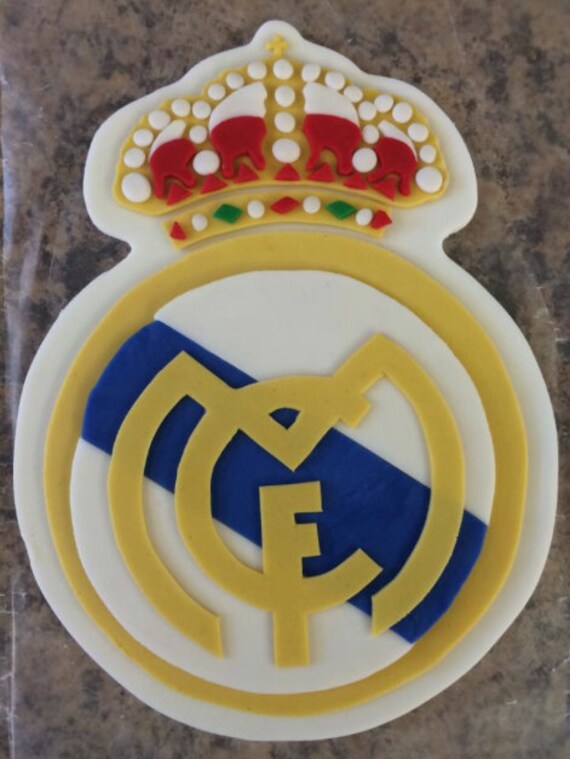 Edible Real Madrid Cake Topper Fondant Edible Real Madrid C