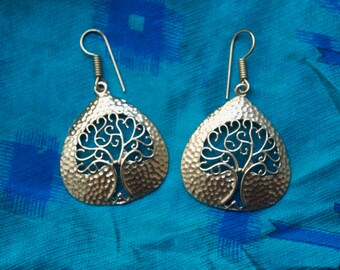 Tree Of LIfe Drop Earrings. Spiritual Earrings.