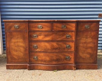 Vintage Mahogany Henredon Heritage Buffet Credenza Dresser