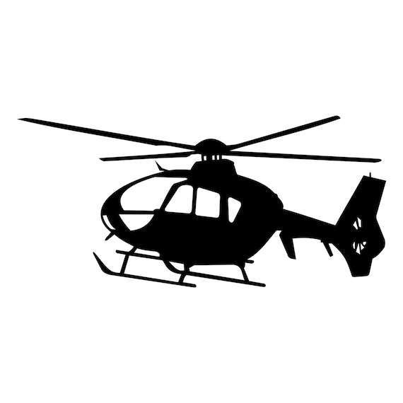 Ec135 Sticker EC-135 Helicopter Version 4 Decal