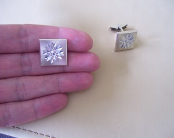 Vintage cufflinks White cufflinks