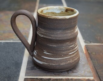 Coffee Mug, Handmade Ceramic Mug, Ceramic Mug, Ceramic Coffee Cup, Speckled Mug, Gift Idea, 14 oz
