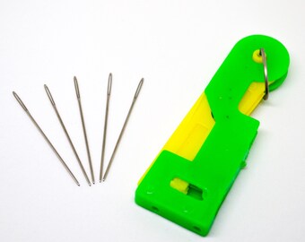 Needle Threader plus Pack of Needles