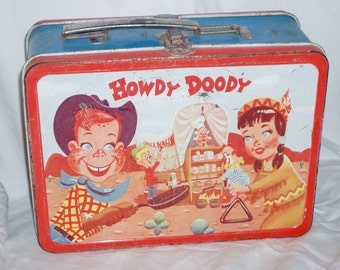 1954/1955 Howdy Doody Metal Lunch Box