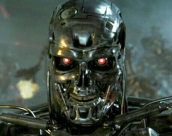 Terminator mask for cosplay postapocalict cyberpunk softair