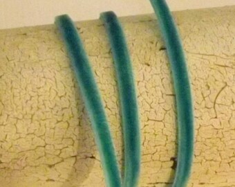 Velvet Teal Velvet Ribbon 1/8 inches 3 yards Blue Green