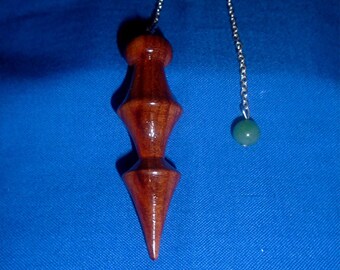 Handmade Wooden Dowsing Pendulum *Phoenix* Use for: Healing, Allergy Testing, Chakra Balancing, Map Dowsing, Finding Missing Objects.