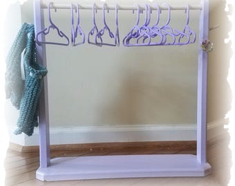 Clothing rack for American Girl or other 18" dolls