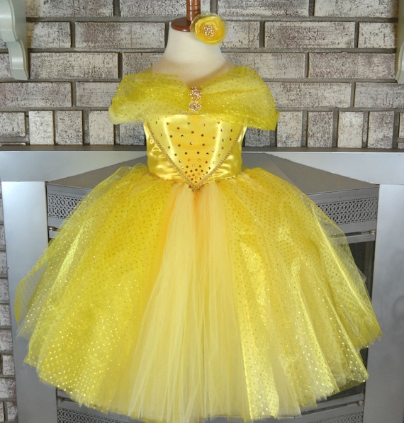 Yellow Princess Tutu Dress Yellow Dress Yellow Tutu Yellow