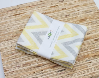 Eco-Friendly Large ORGANIC Cloth Napkins - Set of 4 - (N2219)