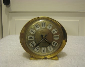 Bedside alarm clock made in Scotland.