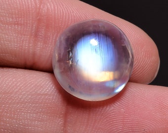 Super Quality 100%Natural Rainbow Moonstone Gemstone - Moonstone Cabochon - Moonstone jewelry - Moonstone - 14.50x8 mm 14.30 Cts TZ 781