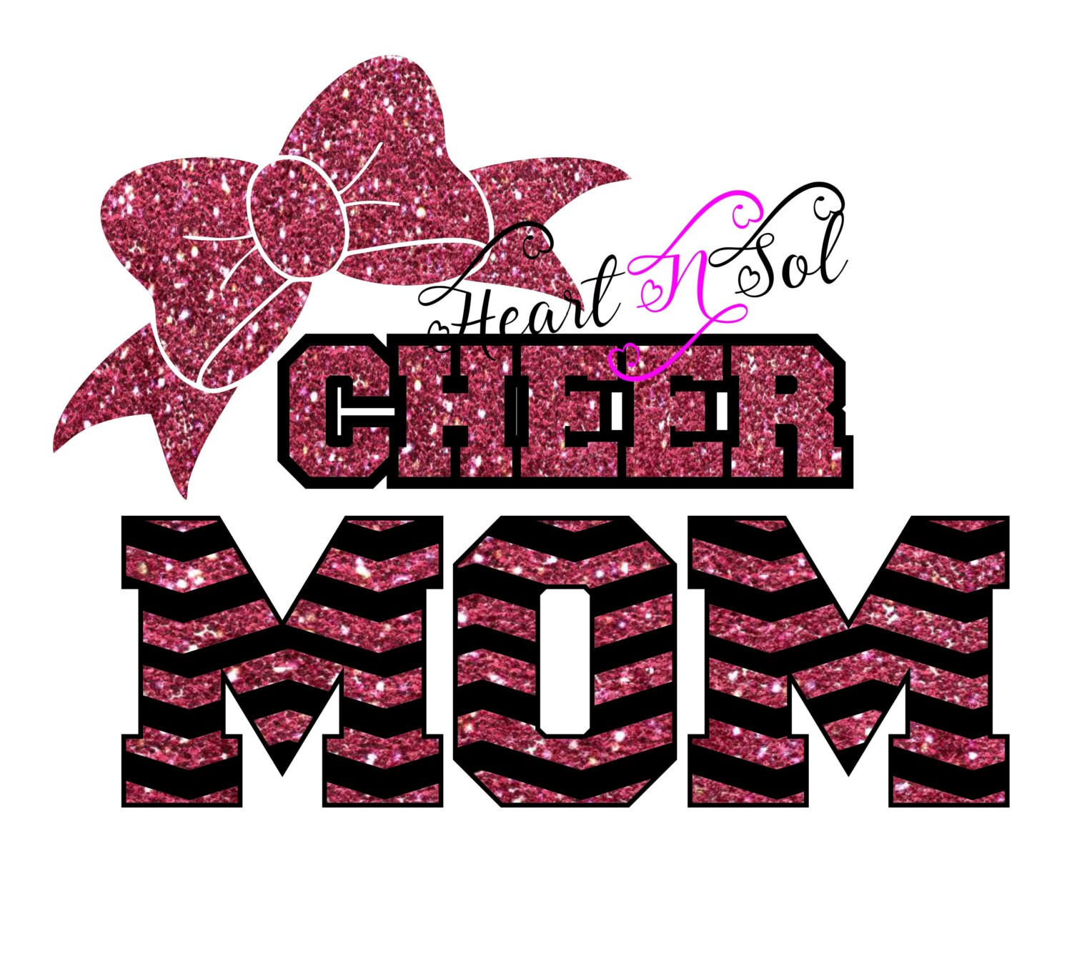 Download Cheer, Cheer Mom, Cheer mom zebra, Chevron, Cheer bow, SVG, EPS, DXF, Digital file, Instant ...