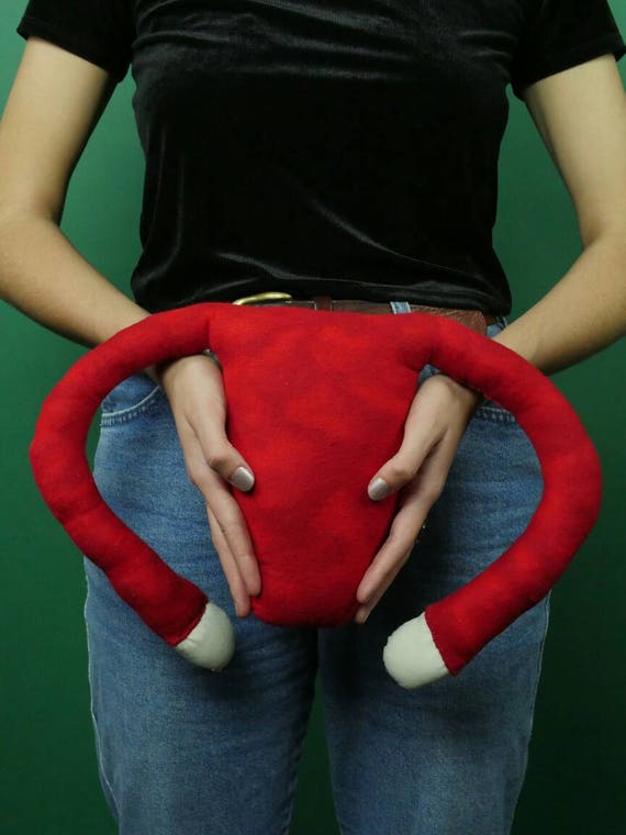 stuffed uterus pillow