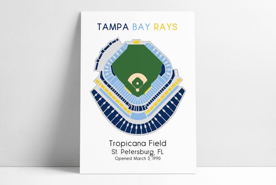 tampa bay rays tropicana field mlb stadium map ballpark map rays stadium seating chart